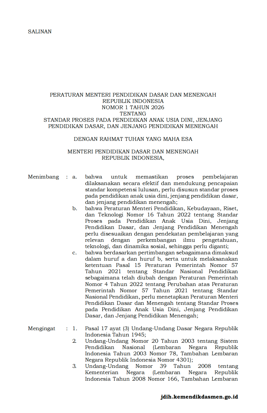 Cover Paper Regulasi SNP